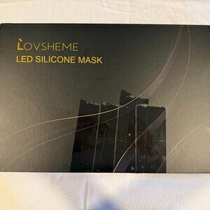 New LOVSHEME LED Silicone Face Mask – Red Light Therapy | Anti-Aging & Acne | US